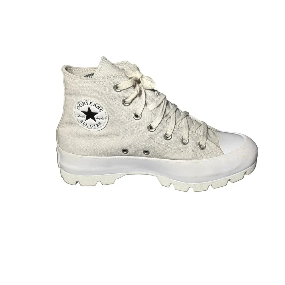 Converse Chuck Taylor All Star Lugged High‎ Top Sneakers Grey Platform Shoes SB0